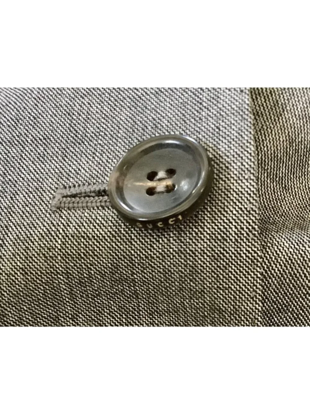 GUCCI Three Button Gray Wool Sport Coat 38R Suit Jacket Blazer Designer 38